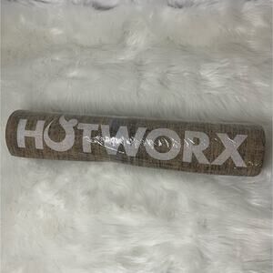 HOTWORX Yoga Mat Brown Hemp Fiber 72” x 24” Sauna Mat Gym Exercise Cushioned